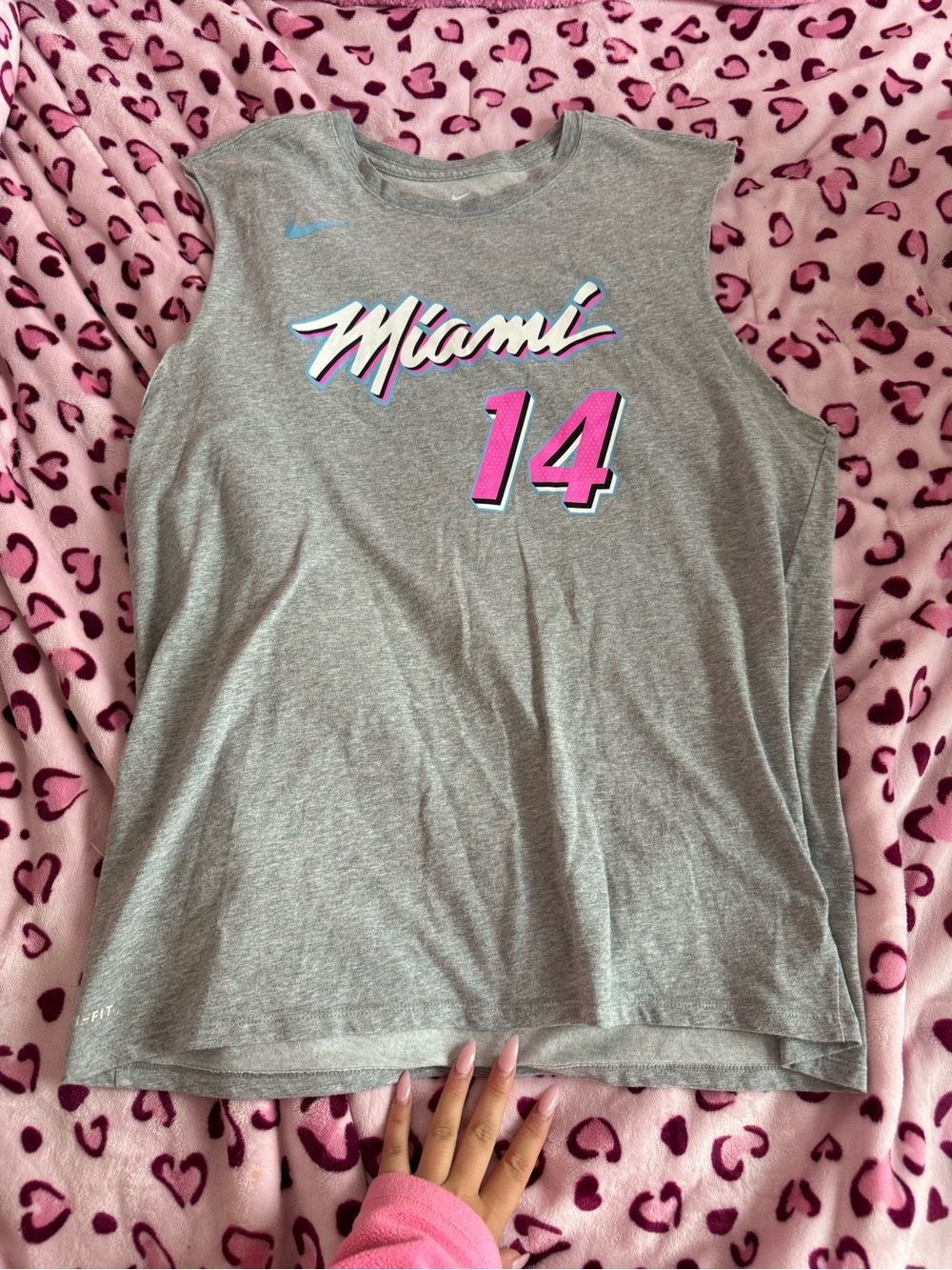 Nike Gray Sleeveless Miami Tank